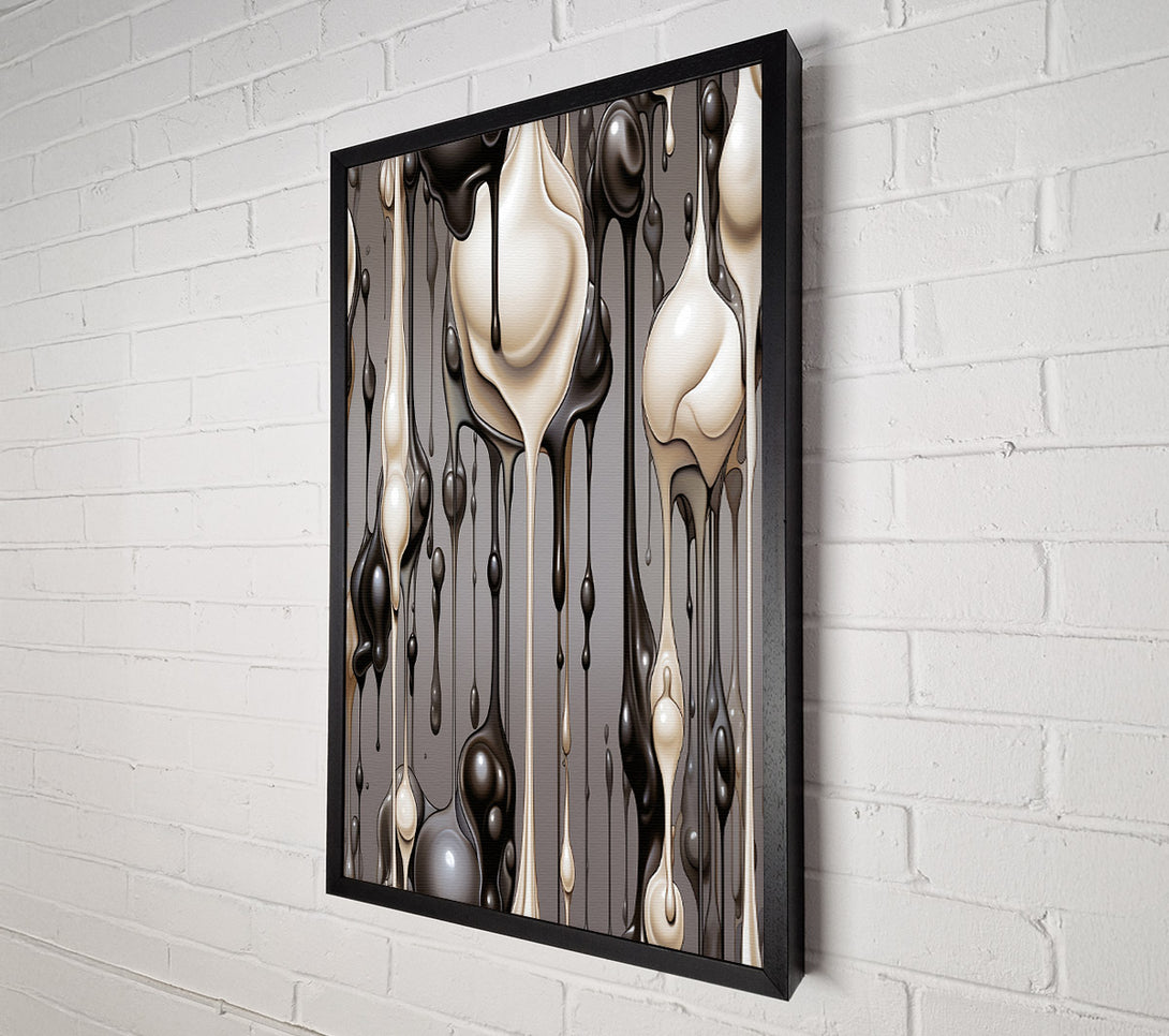  A Canvas Print of Drips Of Abstract Canvas Art