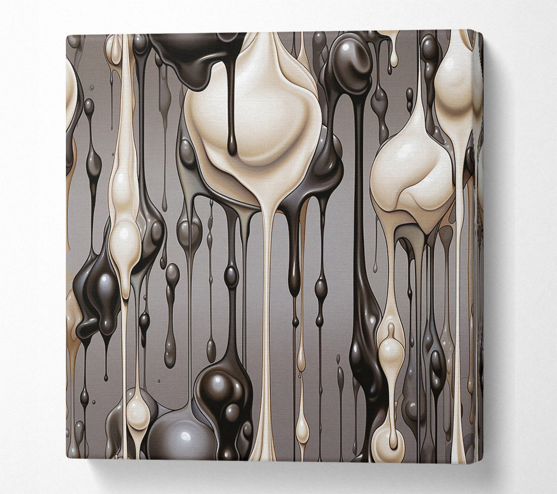  A Canvas Print of Drips Of Abstract Canvas Art
