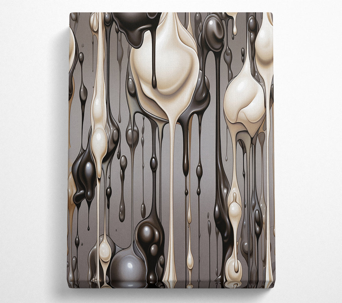  A Canvas Print of Drips Of Abstract Canvas Art
