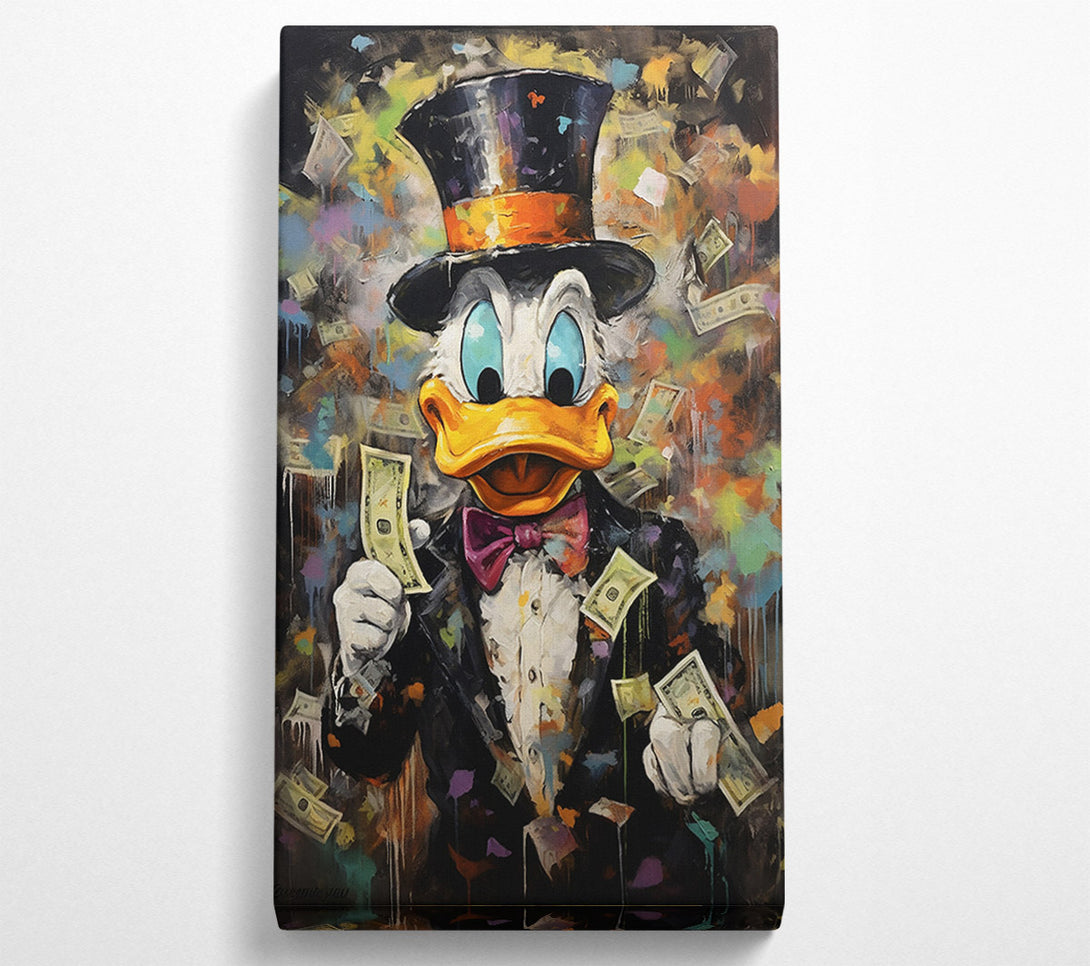  A Canvas Print of Duck Cash Money Canvas Art