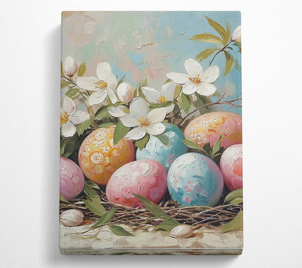 A Canvas Print of Easter Egg Hunt Canvas Print