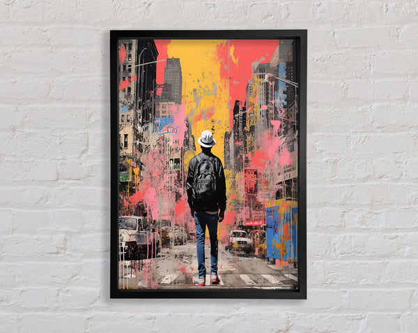 Explore The City Urban Framed Print