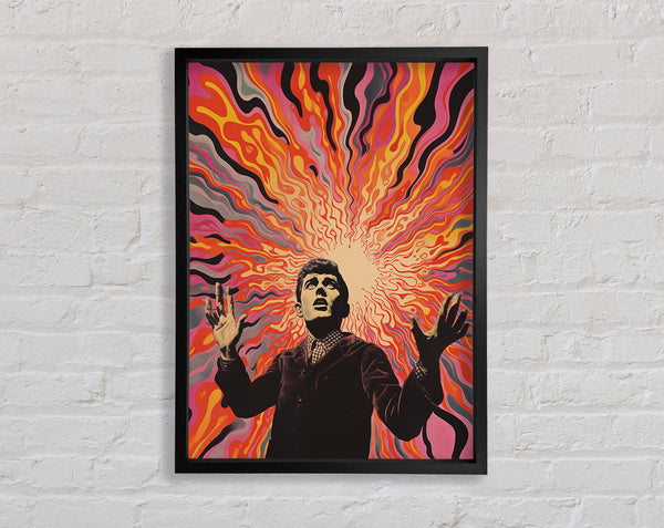Explosion Of Thought Framed Print