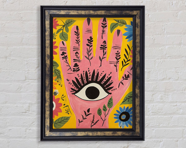 Eye Hand Art Framed Print