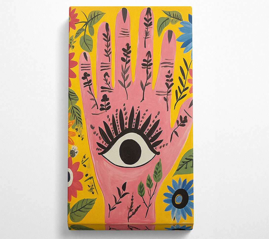  A Canvas Print of Eye Hand Art Canvas Print
