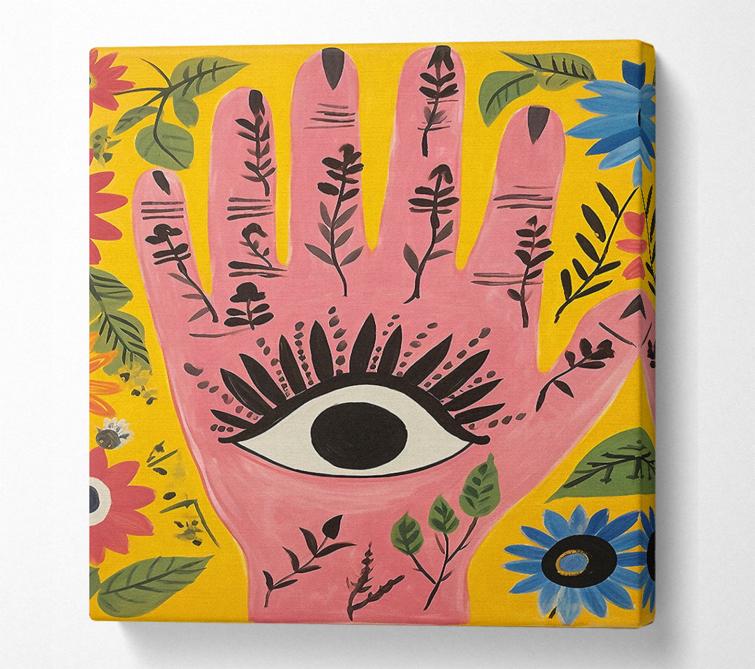  A Canvas Print of Eye Hand Art Canvas Print