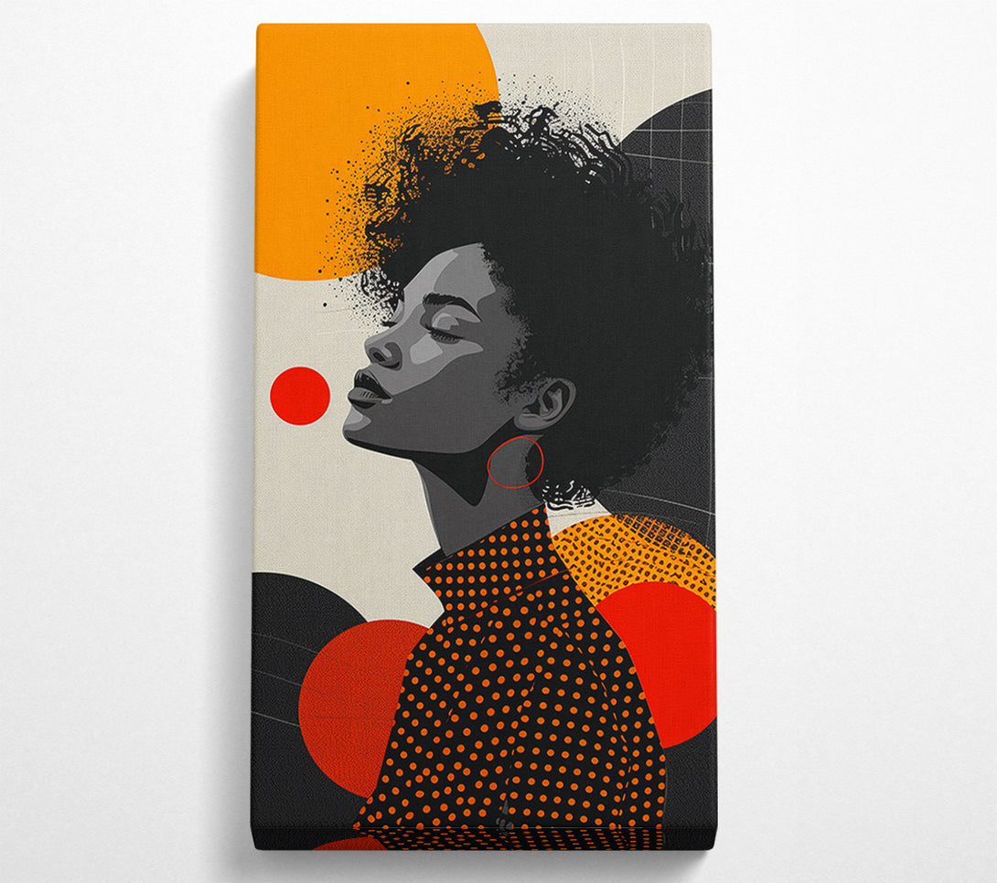  A Canvas Print of Face Of Abstract Canvas Print