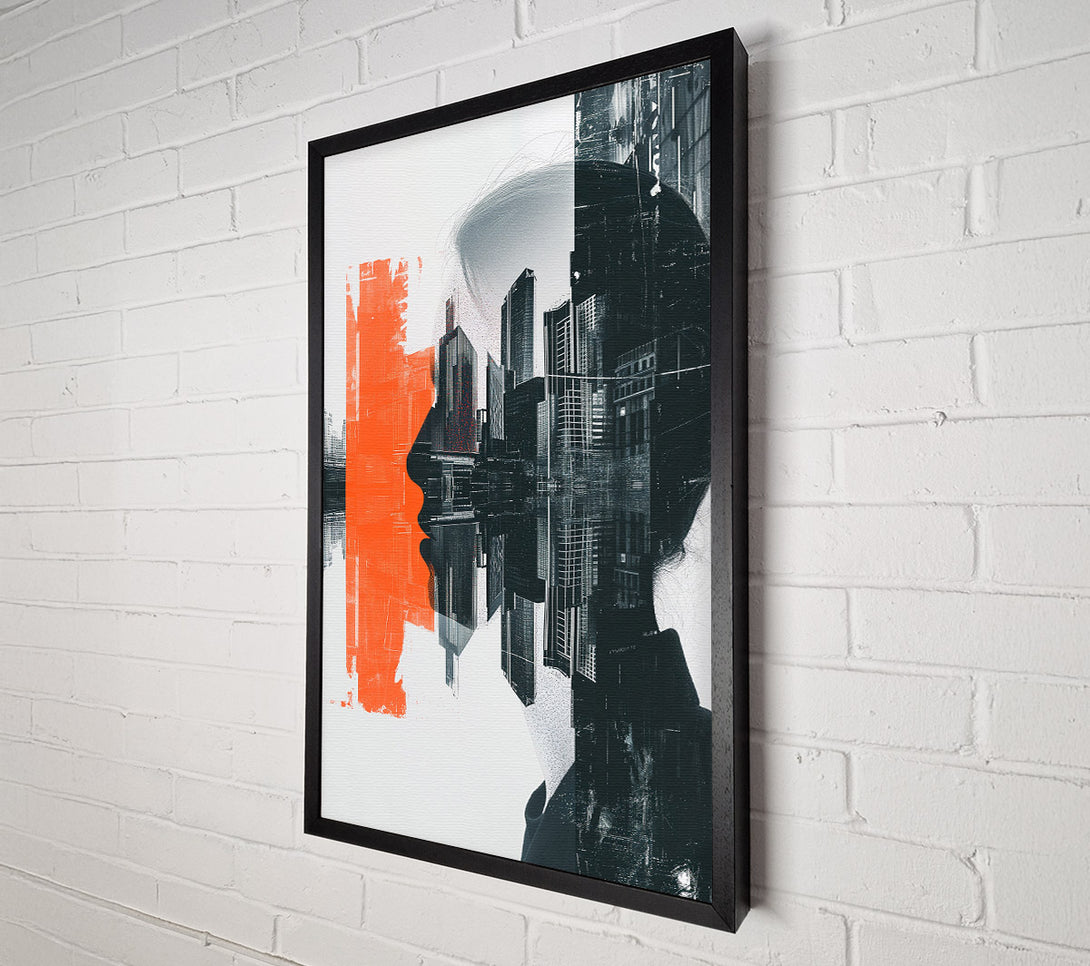  A Canvas Print of Face Of The City Canvas Wall Art