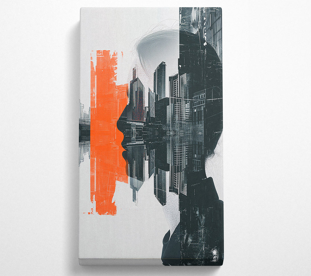  A Canvas Print of Face Of The City Canvas Wall Art