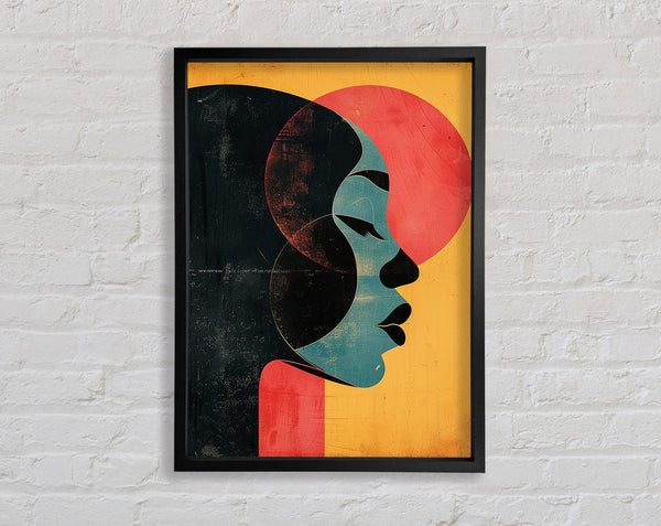 Face To The Right Framed Print
