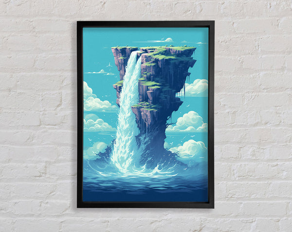 Fantasy Waterfall Framed Print