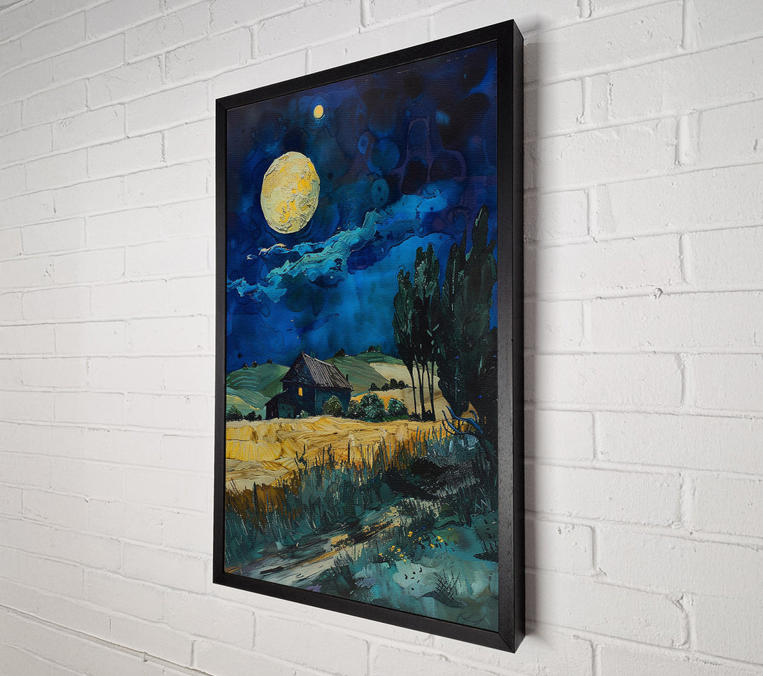  A Canvas Print of Farm Night Canvas Art
