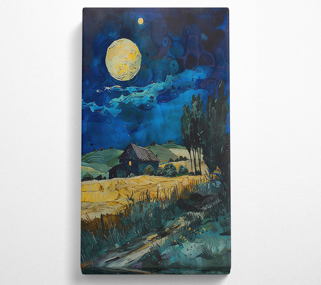  A Canvas Print of Farm Night Canvas Art