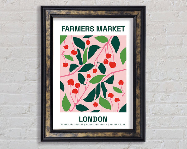 Farmers Market London Framed Print