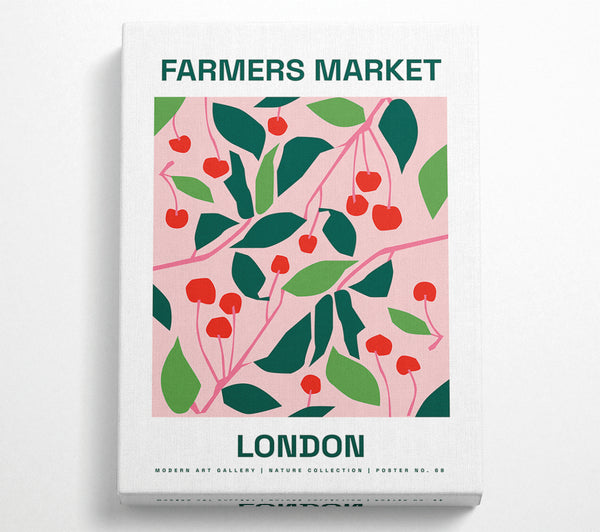 A Canvas Print of Farmers Market London Canvas Art
