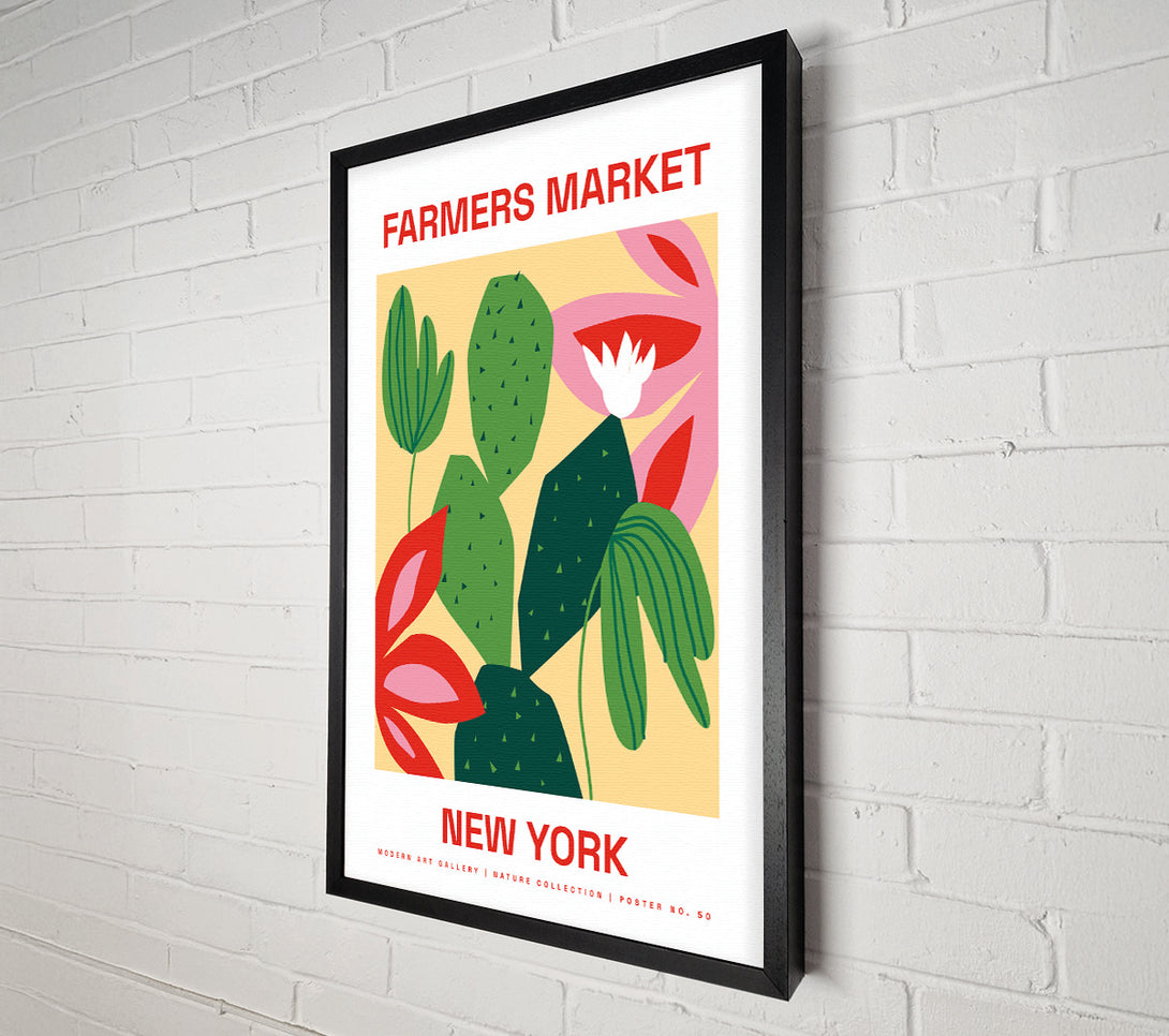  A Canvas Print of Farmers Market New York Canvas Print