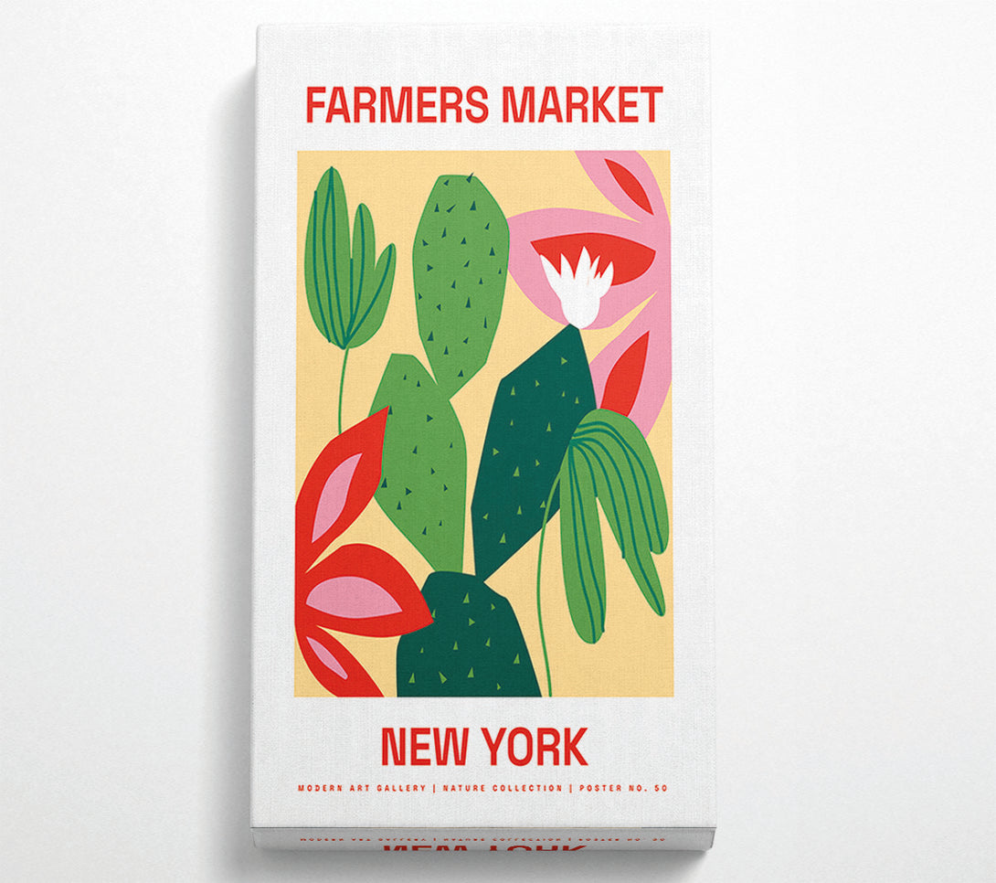  A Canvas Print of Farmers Market New York Canvas Print