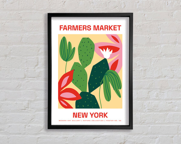Farmers Market New York Framed Print