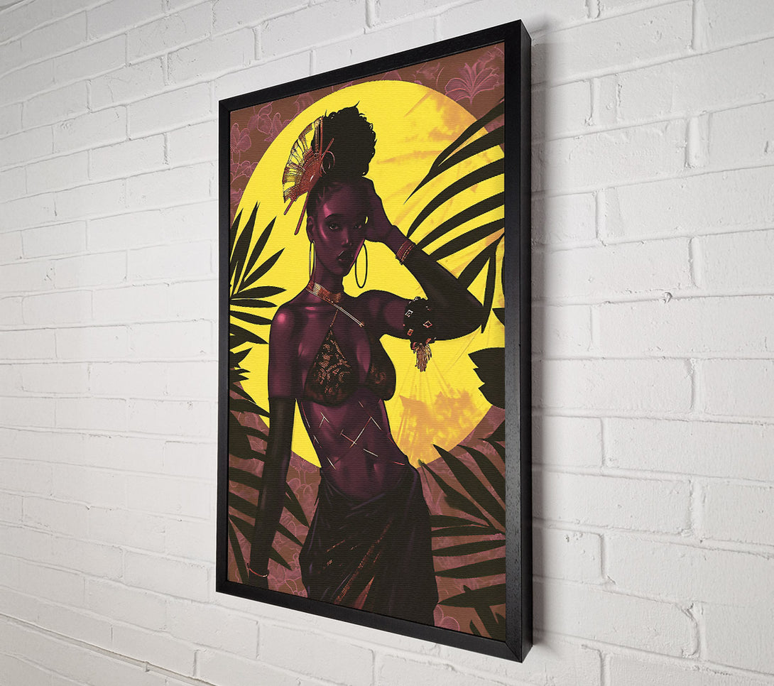  A Canvas Print of Fashion And Sun Canvas Print