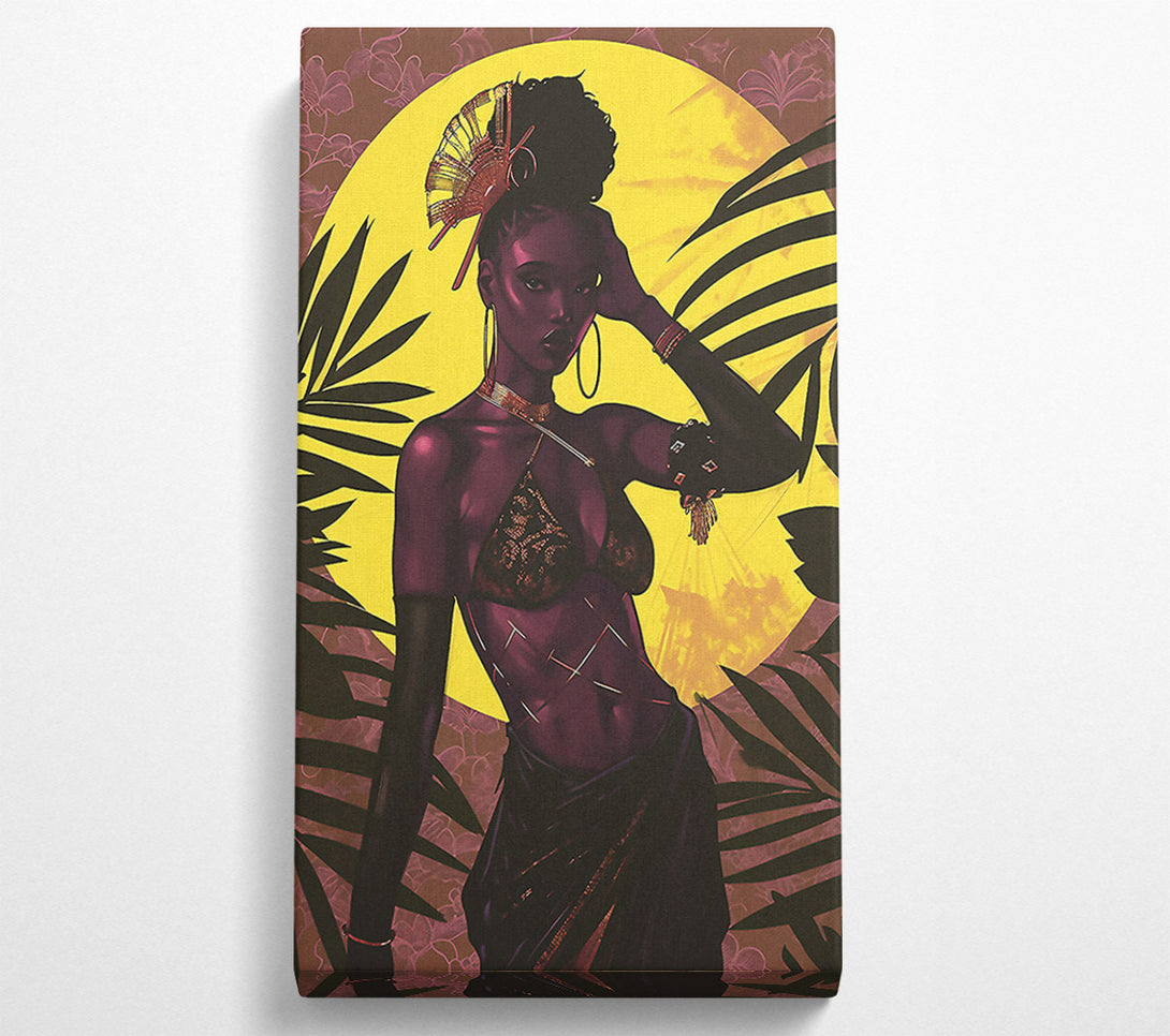  A Canvas Print of Fashion And Sun Canvas Print