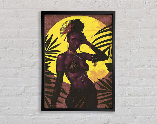 Fashion And Sun Framed Print