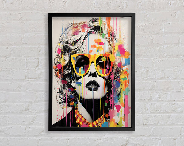 Fashion Boss Woman Framed Print