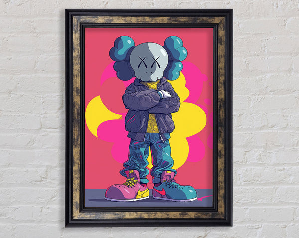 Fashion Cartoon Framed Print