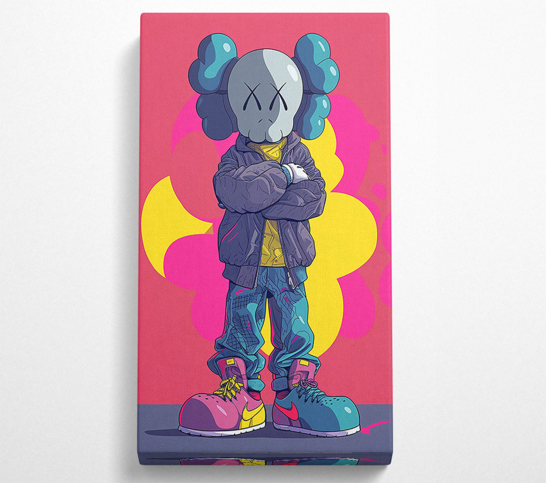  A Canvas Print of Fashion Cartoon Canvas Wall Art