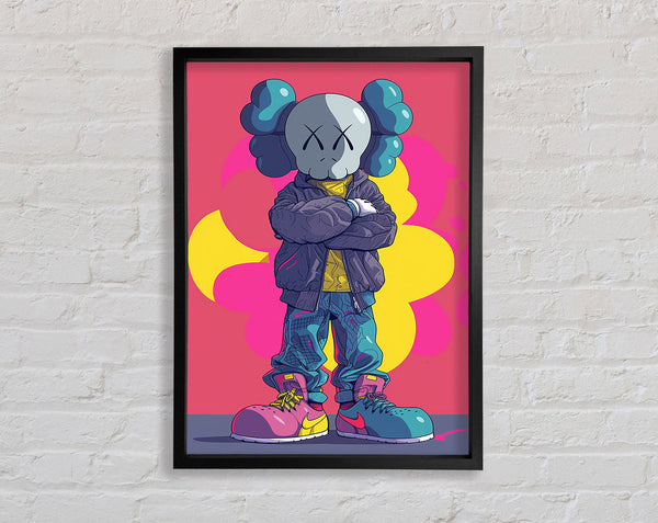 Fashion Cartoon Framed Print