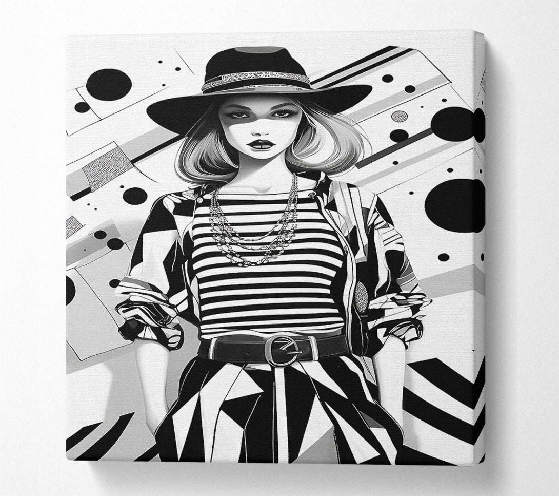  A Canvas Print of Fasion Walk Canvas Print