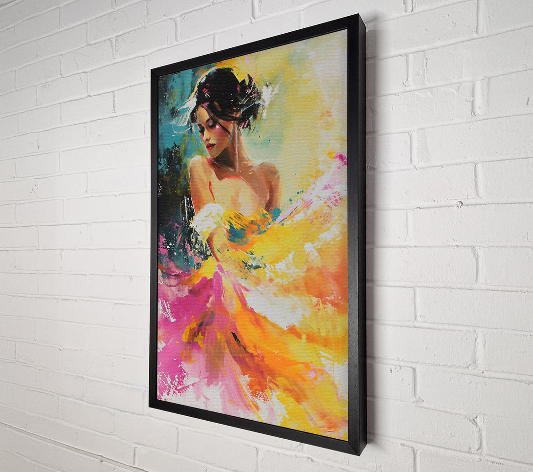  A Canvas Print of Feminine Art Abstract Canvas Art