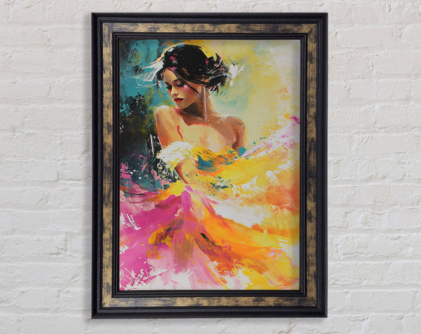 Feminine Art Abstract Framed Print