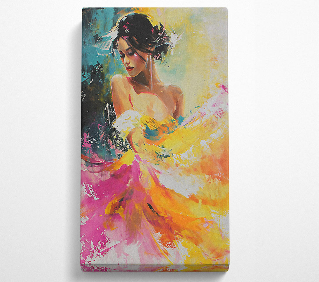  A Canvas Print of Feminine Art Abstract Canvas Art