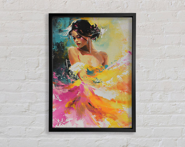 Feminine Art Abstract Framed Print