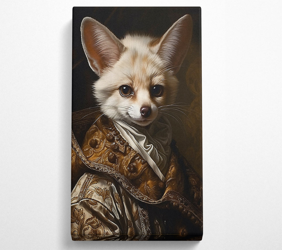  A Canvas Print of Fennec Fox Renaisance Canvas Print