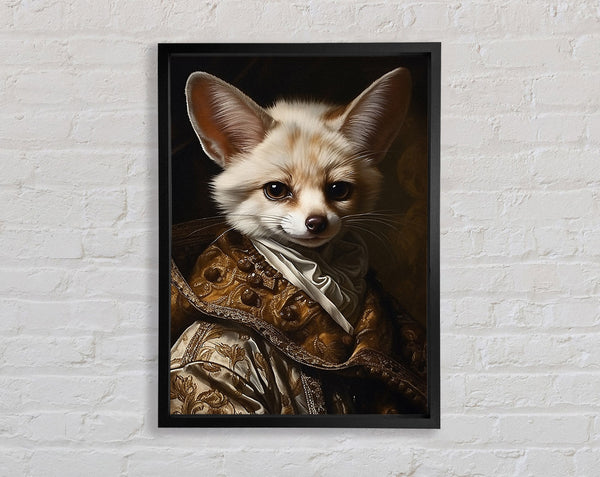 Fennec Fox Renaisance Framed Print