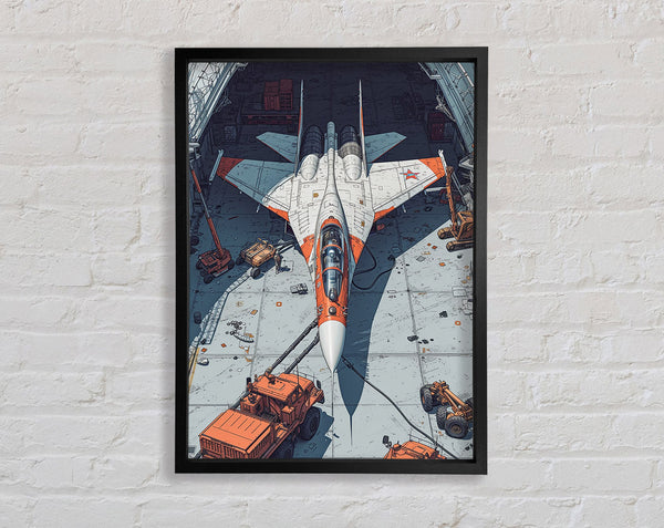 Fighter Jet Wars Framed Print