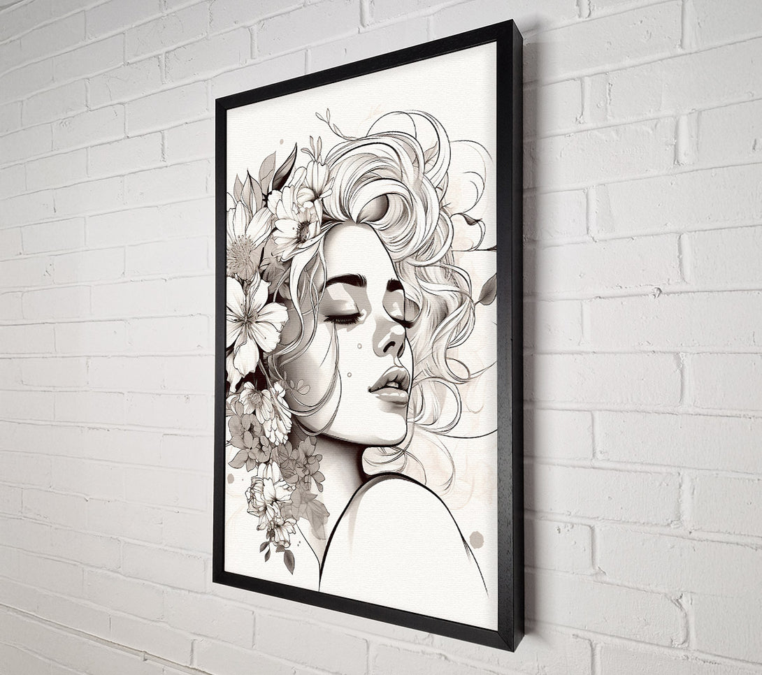  A Canvas Print of Floral Beauty Canvas Art