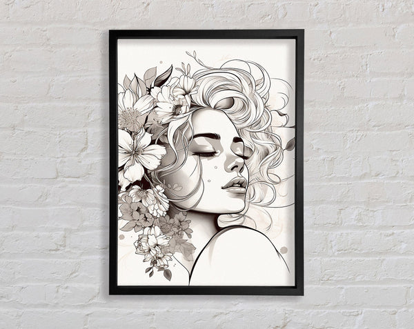 Floral Beauty Framed Print