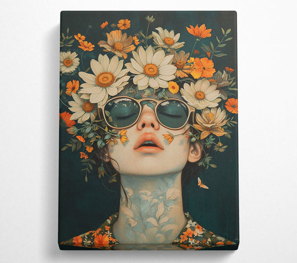  A Canvas Print of Floral Bliss Canvas Print