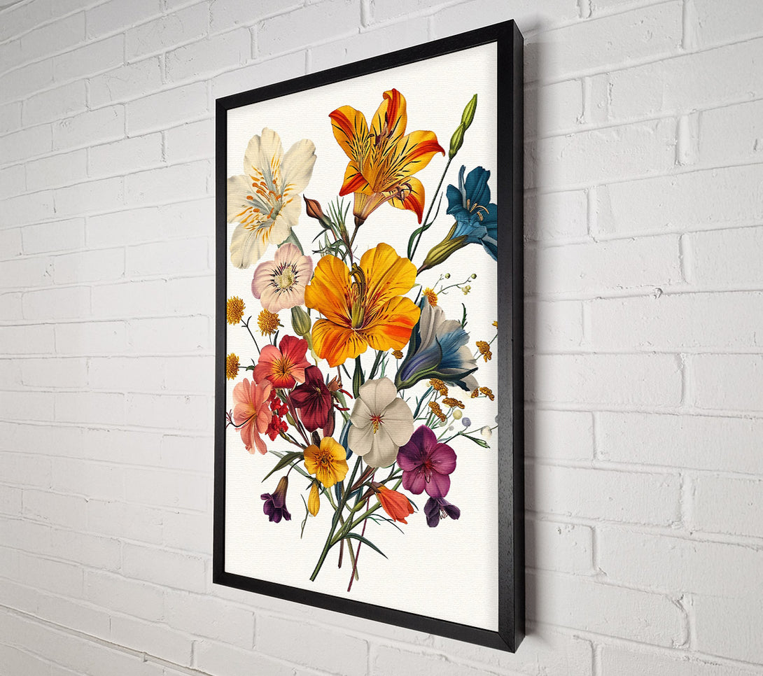  A Canvas Print of Floral Canvas Wall Art