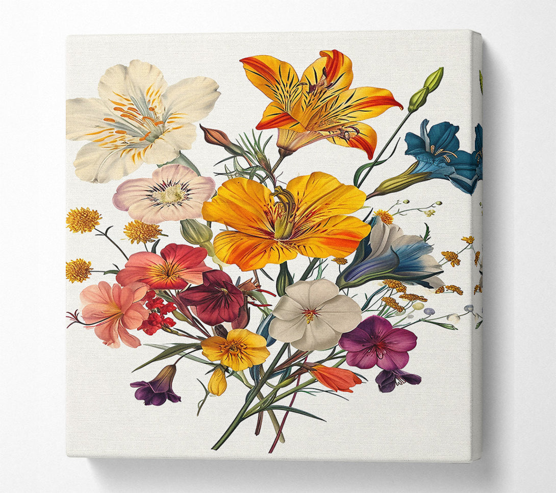  A Canvas Print of Floral Canvas Wall Art
