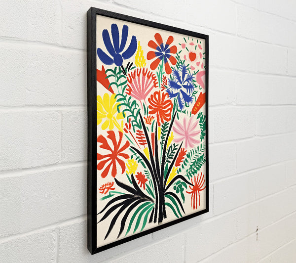 Flower Bouquet Brush Strokes