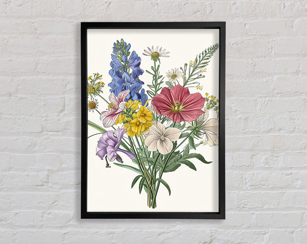 Flower Garden Foxglove Framed Print