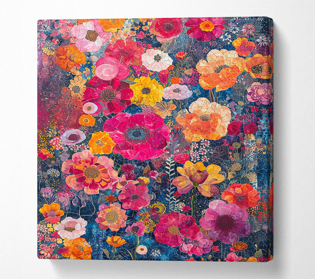  A Canvas Print of Flower Garden Canvas Art