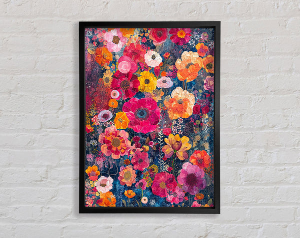 Flower Garden Framed Print