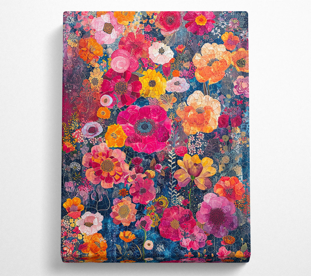  A Canvas Print of Flower Garden Canvas Art