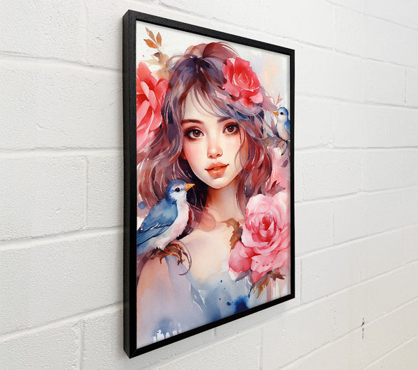 Flower Girl Blue Birds