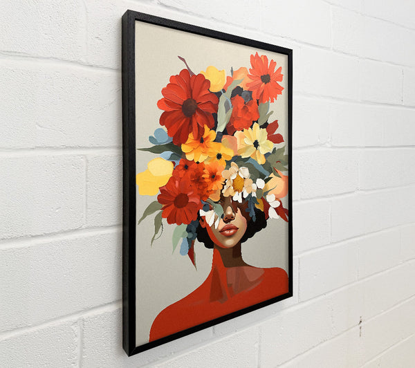 Flower Head Lady