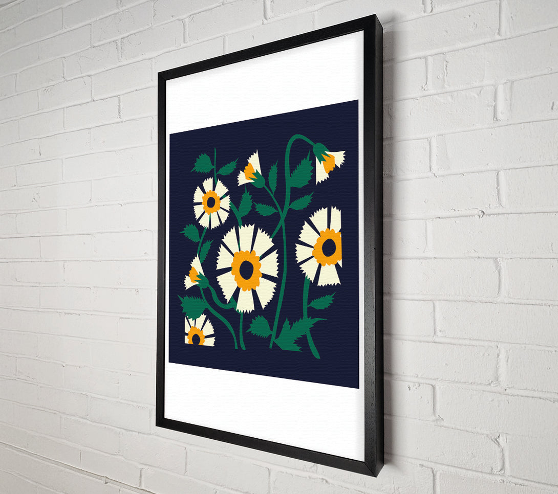  A Canvas Print of Flower Tropical Bohemian Canvas Wall Art